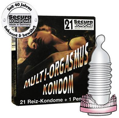 Secura Multi-Orgasmus Kondom 21er