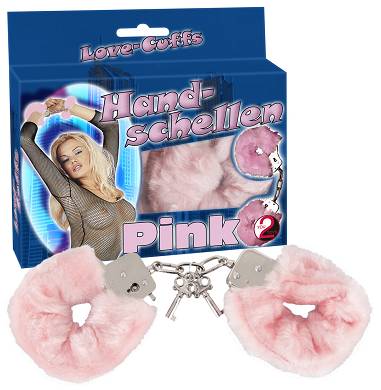 Handschellen mit abnehmbaren Plschbezgen