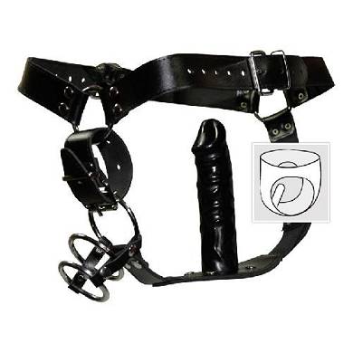 Leder Herren String anal