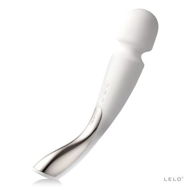 LELO Smart Wand Massager Large Vibrator Massagestab weiss Massagerät mit Akku