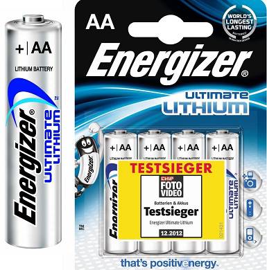 16 Energizer Ultimate Lithium AA Mignon MN1500 LR6 AM3