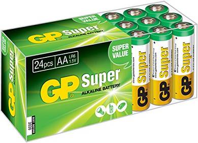 GP Super Batterie (Alkaline. LR06. Mignon. AA. multipack. 24er Blister)