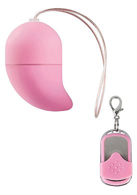 Shots Toys 10 Speed Remote Vibrating G-Spot Egg Small - Pink
