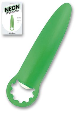 8,4 x 1,8 cm Neon Lil Finger Vibe Butt Plug green
