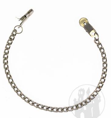 Brustklammern silber mit Kette
