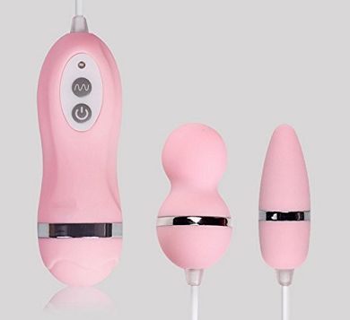 Greenpinecone Deluxe Silikon doppelt Bullet Vibrator Ei doppel Vibroei mit 10 Programmen.D