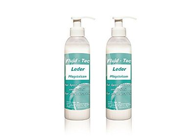 2 x 250ml Fluid-Tec Leder Pflegebalsam Lederpflege für alle Lederarten in Sport und F