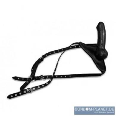 XXdreamSToys Strap-On Leder m. Latex Dildo