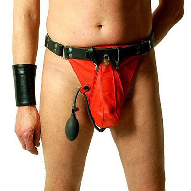 Inflatable Zipper Jock with Spikes