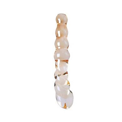 Glassvibrations - The Golden Series: The Golden Love - edler Doppeldildo Dildo mit untersc