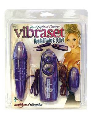 Vibraset Beaded Probe & Bullet lila