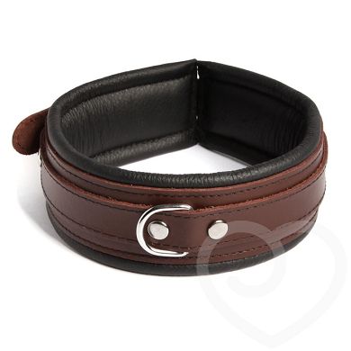DOMINIX Deluxe BRAUN Halsband aus Leder