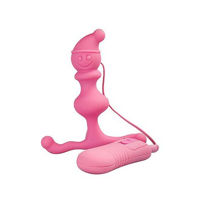 Smiley Analplug Vibro, 12 x 4 cm
