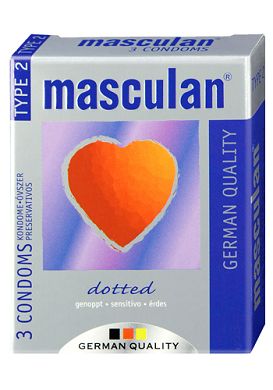 Masculan Kondome Typ2 - genoppt 3 Stk.