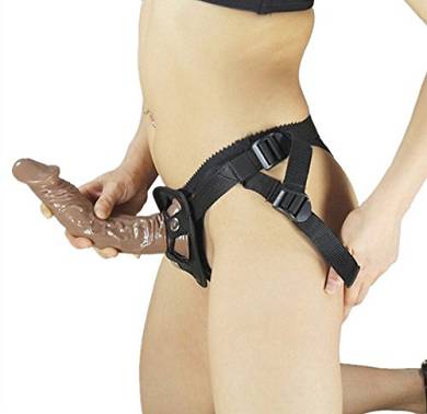 Greenpinecone FANTASY Bondage Leder Harness 8.86 "Penis-Nachbildung Penisaufsatz Soli