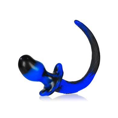 Oxballs Buttplug BULLDOG Puppy Tail LARGE Blue/Black