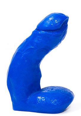15 x 4 cm Massimo Dildo blue