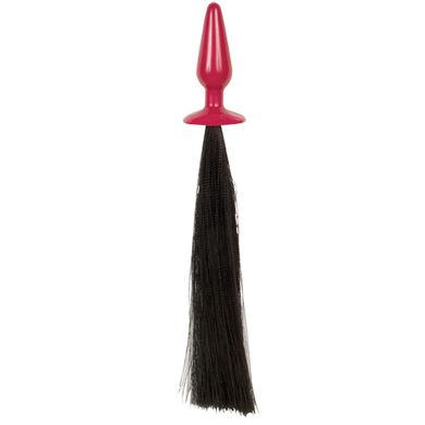 Pony Play Buttplug medium - rot