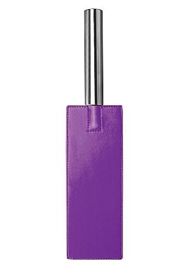 OUCH Lederpaddel mit Metallgriff 35 cm purple