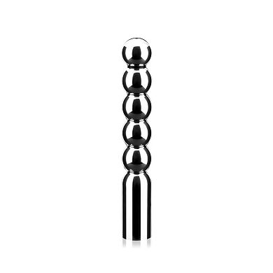 Aluminium-Dildo mit Kugelform, 16,5 cm