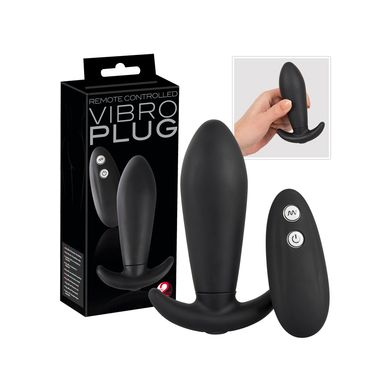 12 x 3,8 cm Remote Controlled Vibro Plug black