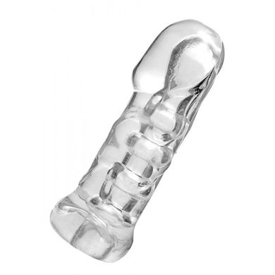 Master Series Penismanschette + Masturbator - Cock Holster clear