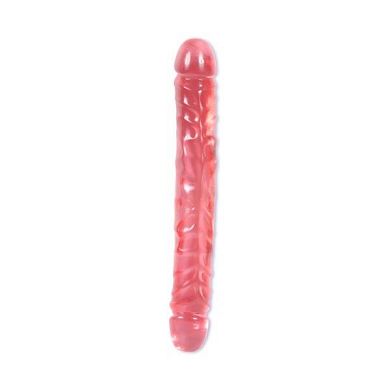 Doc Johnson - Crystal Jellies Jr. Double Dong - 12 inch - pink