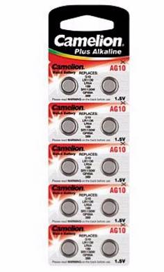 10 X AG10 LR 54 - LR1130 - L1131 Qualitätsbatterien Neu 11,6 x 3,1mm