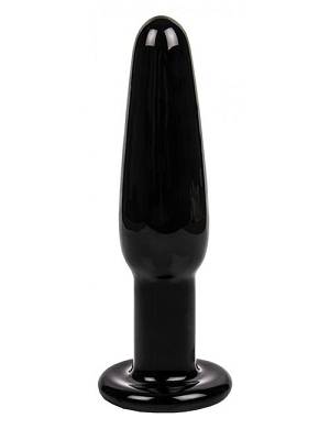 GLASSVIBRATIONS Glas-Plug klein schwarz