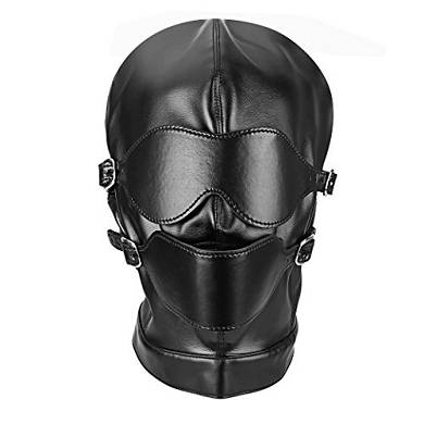 Maske Bondage, URLOVE Maske mit Knebel und Abdeckungen Auge SM Sexspielzeug für Paare