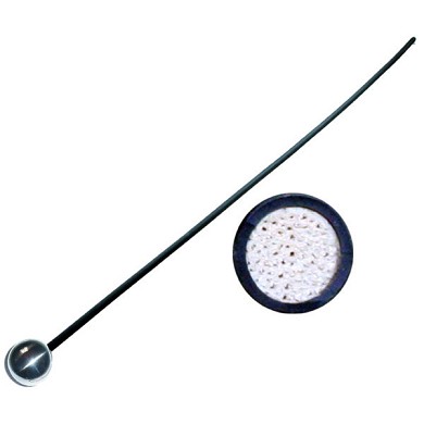 Rohrstock GENTLEMAN schwarz EDELSTAHL