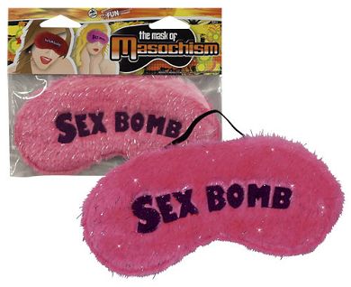 Plschaugenmaske Sex Bomb