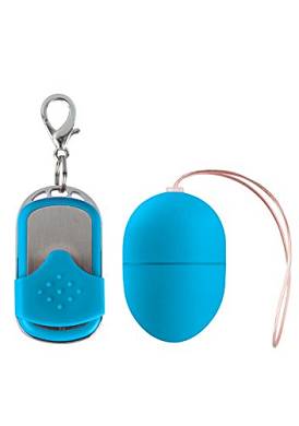 Shots Toys 10 Geschwindigkeits Fernbedienung Vibro Ei - klein - blau