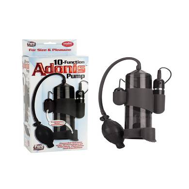 10-Function Adonis Vibrating Pump - Penispumpe & Masturbator mit Vibration