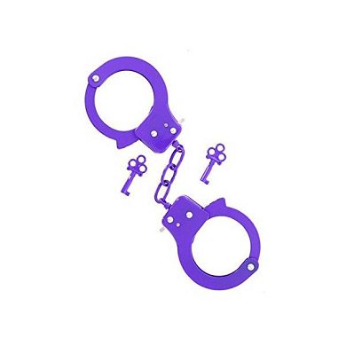 Farbige Handschellen Handcuffs Handfesseln verschiedene Farben (Violett / Lila)