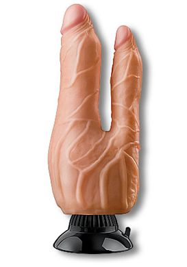 19 x 4,2 / 2,5 cm Vibrator Wall Banger VIII flesh