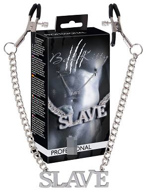 Slave Kette mit Klemmen