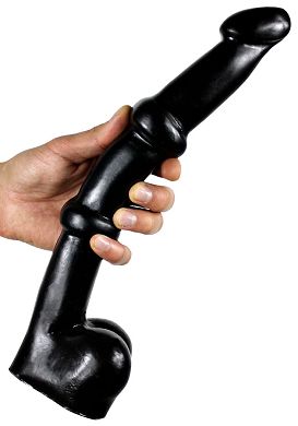 35 x 3,5 ? 4,5 cm ASS ANGELES Dildo Inglewood black