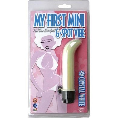My First(tm) G-Spot 6 Zoll (15 cm) Vibe. Crystal White