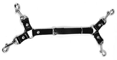 Leder Kreuzfessel HOGTIE