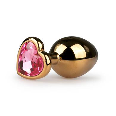 Buttplug aus Metall - goldfarbig