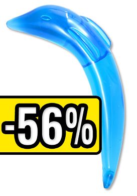 16 x 3,5 cm Lucky Dolphin blue