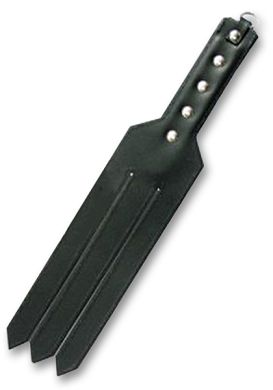 HardcoreDeLuxe - Leather Paddle Three Lines black 41 cm