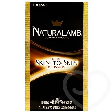 Trojan Naturalamb Latexfreie Kondome (10er Pack)