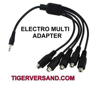 E-Stim xleathers Killer 5 phahsen Kabel in 1