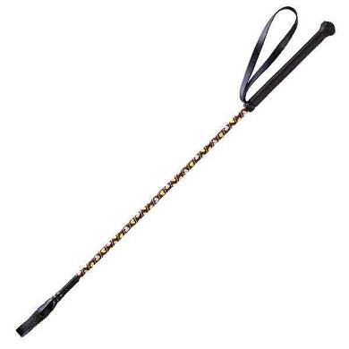 WHIP&GO "Fun Herzchen" Reitgerte, braun, 65 cm