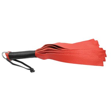 XXdreamSToys Leder-Peitsche mit 12 Riemen rot