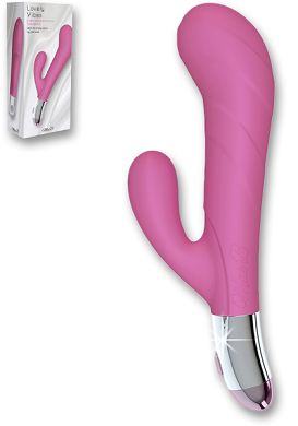 20 x 4 cm Vibrator Mae B Lovely Vibes G-Spot Twin Vibe pink