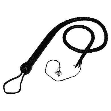 Leder Bullenpeitsche 128cm