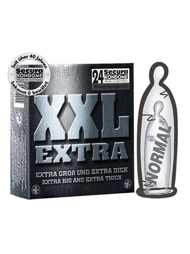 Secura XXL EXTRA dick 24er Pack
